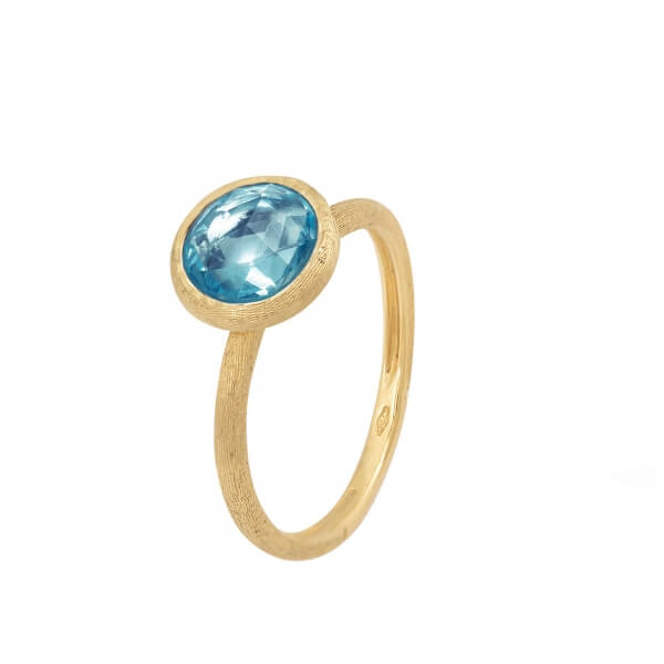 Marco Bicego Ring Jaipur Color Gold mit blauem Topas AB632 TP01