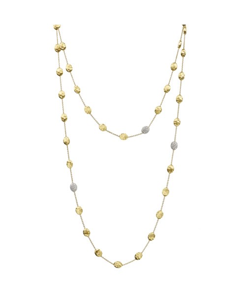 Marco Bicego Halskette Siviglia Gold 18 Karat & Diamanten CB1752-B  | UHREN01
