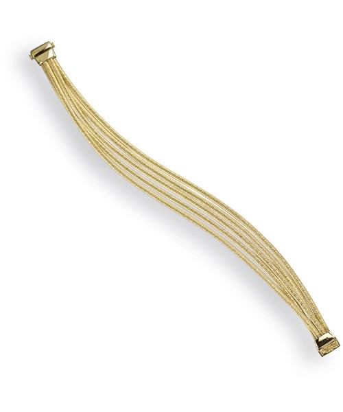 Marco Bicego Armband Cairo fünf Stränge aus Gold 18 Karat BG702 | UHREN01