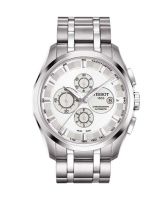 Tissot Couturier Automatic Chronograph Herren 43mm silber Edelstahl-Armband T035.627.11.031.00