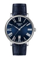 Tissot Carson Premium Herren-Uhr Blau 40mm mit Lederarmband T122.410.16.043.00 zum günstigen Preis online kaufen | UHREN01