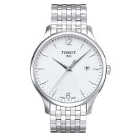Tissot Tradition Herrenuhr 42mm sibern weiß Edelstahl-Armband T063.610.11.037.00 Preis günstig online kaufen | UHREN01