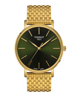 Tissot Everytime Gent Gold Grün 40mm Quarz Uhr Herren T143.410.33.091.00 Soldat