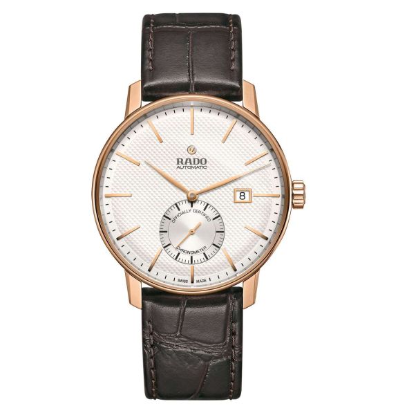 Rado Coupole Classic Automatic COSC Chronometer Weiß Leder-Armband R22881025