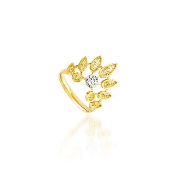 Luisa Rosas House of Filigree Ring Gold mit Diamanten HAN5521.ER
