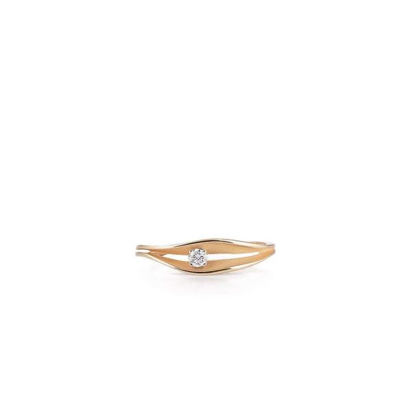 Annamaria Cammilli Ring Dune Orange Apricot Gold mit Diamant GAN2995J