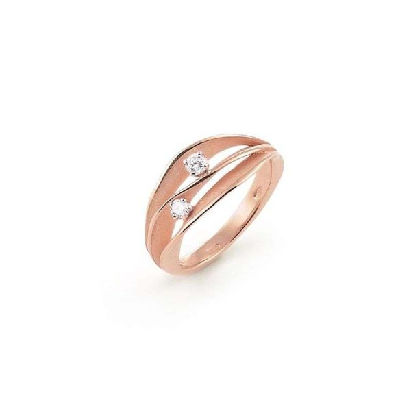 Annamaria Cammilli Ring DUNE Pink Champange Gold & 2 Diamanten GAN1941P