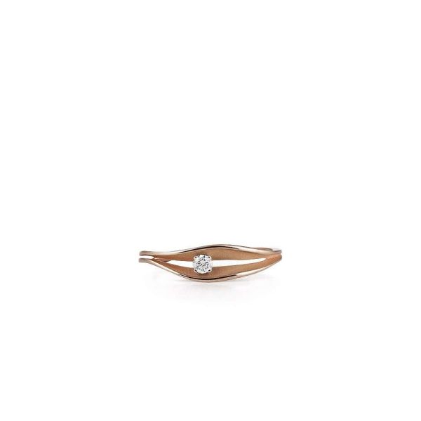 Annamaria Cammilli Ring Dune Brown Chocolate Gold mit Diamant GAN2995C
