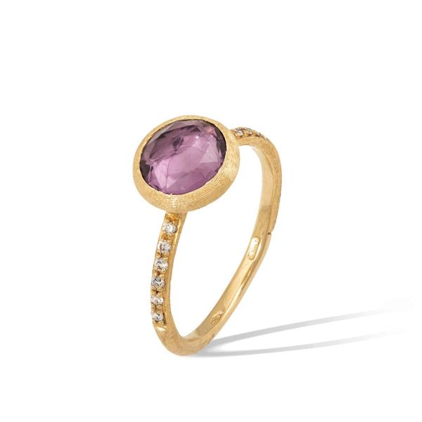 Marco Bicego Ring Jaipur Color Gold mit Amethyst& Diamanten AB632-B AT01