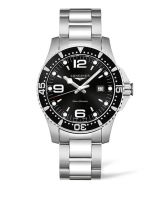 Longines HydroConquest 44mm schwarz Quarz Herren-Uhr Edelstahl-Armband L3.840.4.56.6 zum günstigen Preis online kaufen | UHREN01